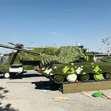 厂家直销大型军事模型坦克飞机铁艺摆件 1:1仿真坦克广场摆件定制