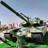 威四方厂家定制 仿真金属铁艺坦克装甲车模型 户外大型展示道具