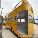 大型复古仿真英伦双层巴士 伦敦双层巴士景观道具 山东车模型厂家
